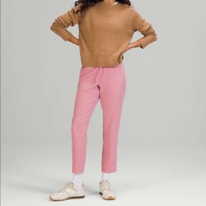 On the fly mid-rise pant pink taupe